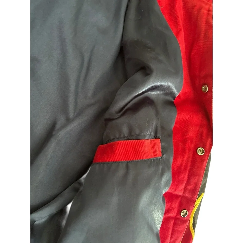 Authentic Nascar Jeff Gordon #24 Flame Dupont Jacket 'JH Design' Red  XL